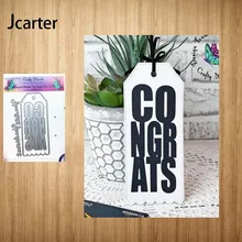 2021 New Congrats Tag Frame Metal Cutting Dies Craft Handmade Knife Mould Blade Punch Stencils Dies Cut for Scrapbooking Model