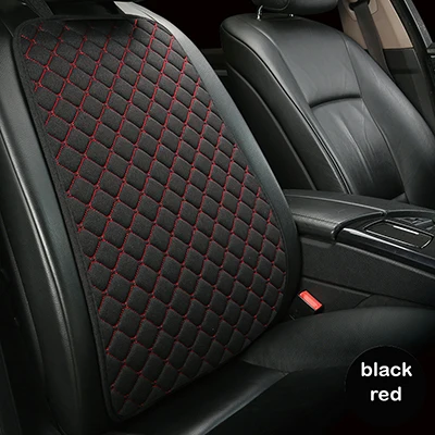 Автомобильная подушка для спины авто защита сиденья покрывало для автомобильного сиденья чехол для подушки авто четыре сезона - Название цвета: black red 1 piece