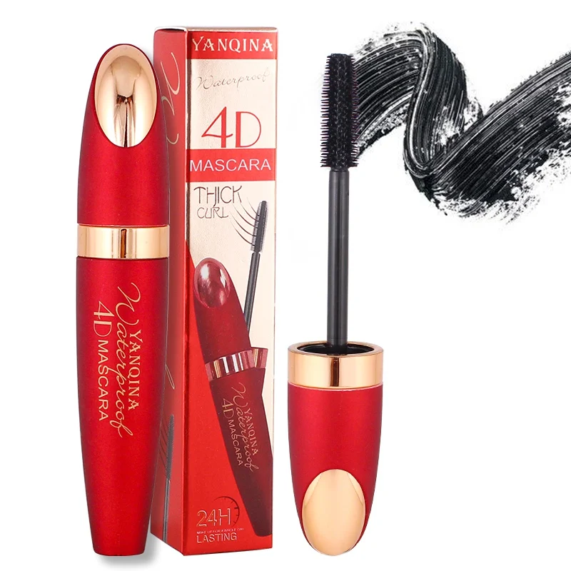 

4D Silk Fiber Eye Lashes Serum Mascara Extension Black Thick Lengthening Eye Lashes Cosmetics Eyelash Mascara Makeup#