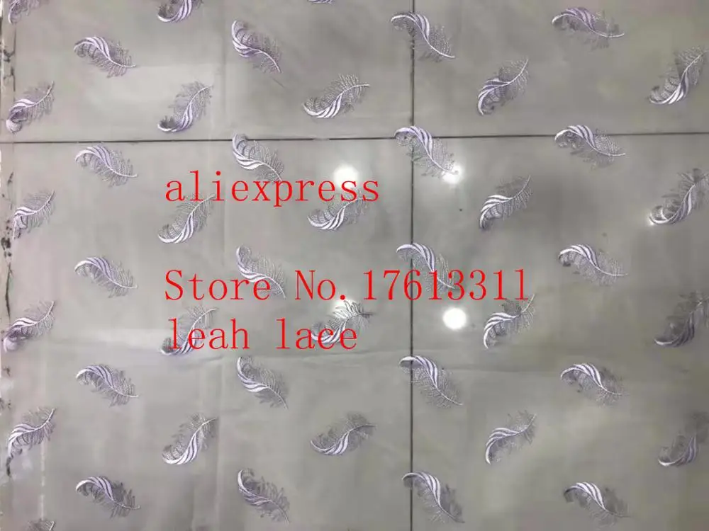 5 ярдов/сумка LF125# смешанные цвета вышивка перо узор Французский Минимализм стиль ткань используется в свадебных платьях