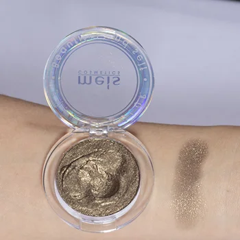

meis Eye Shimmer Eyeshadow Single Color Glitter Eye shadow Palette Make up Palette Shimmer Pigmented Radiant eye Fashion color