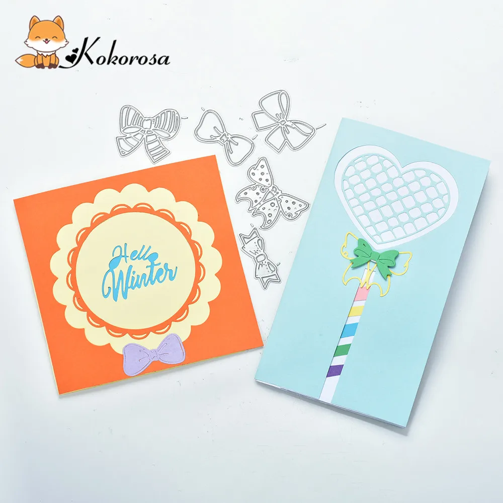 

Kokorosa Cutting Dies Metal Die Cut Bowknot Tree Frame Moon Star Die Scrapbooking Card Making Album Embossing Stencil Decor Dies