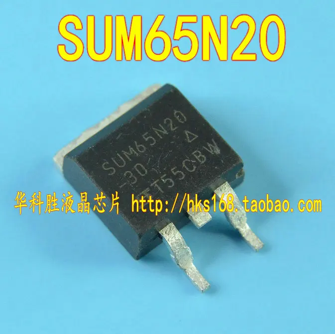 SUM65N20-30 MOS Бесплатная доставка 65N20 жидкость от осколок кристалла до-263 |