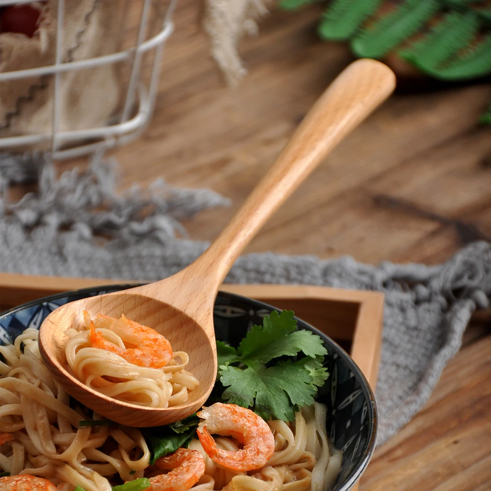 Wooden Spoon Rice Scoop Coffee Stirring Mixing Soup Spoons Natural Cooking Utensils Handmade Home Tableware Cutlery for Kicthen wooden spoon wooden cooking spoon