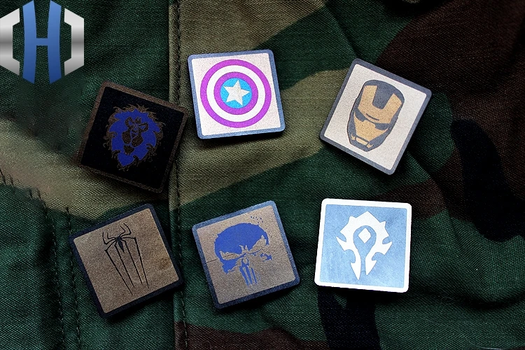 

Titanium Velcro Personality Armband Army Arms Medal Badge Velcro Stamp Badge Bag Accessories