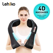 Gift-Box Massagem Shoulder-Body-Massager Heated-Kneading Electrical-Shiatsu Back-Neck