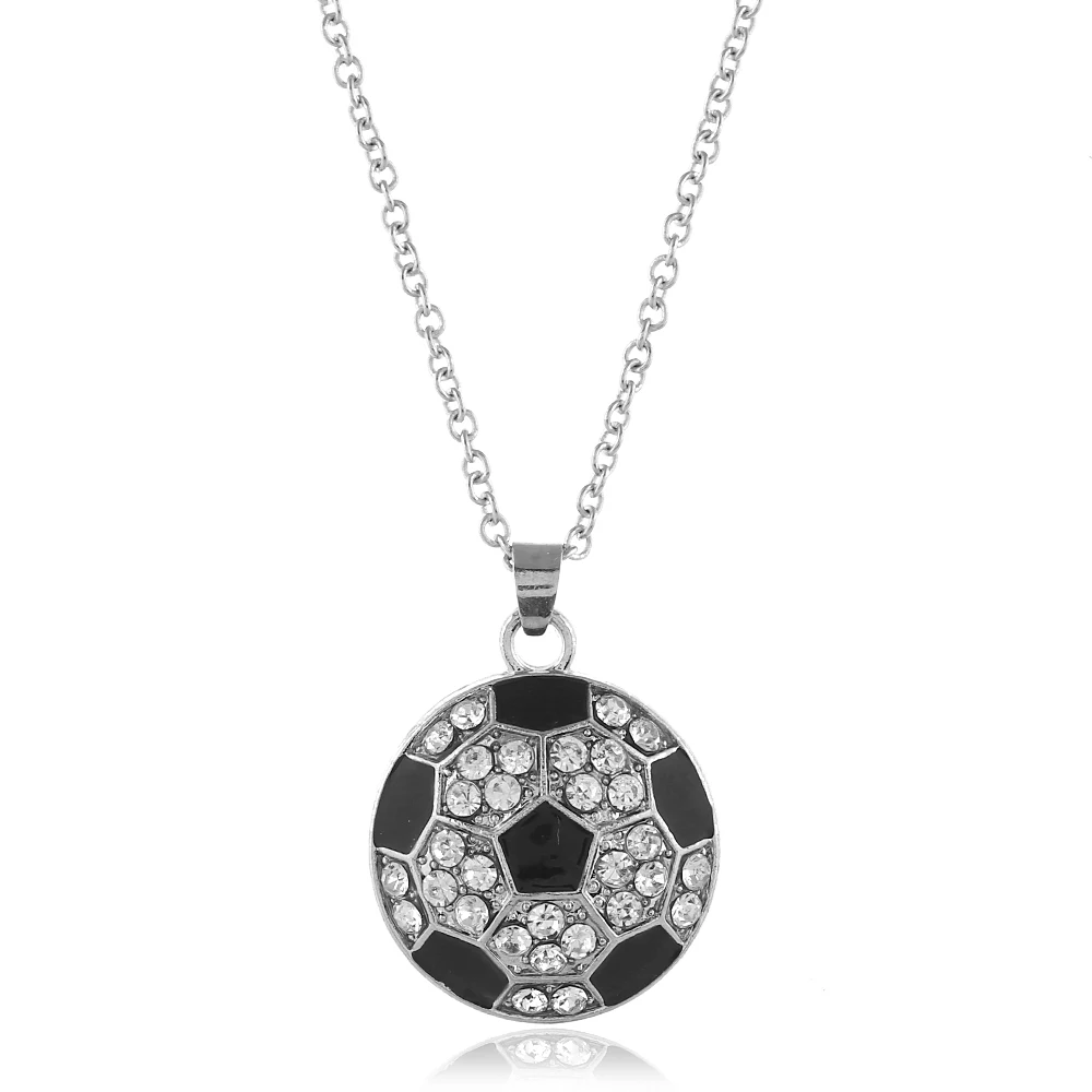 Унисекс Спорт Хип-хоп ожерелье ювелирные изделия 2020 Новая мода Кристалл Стразы