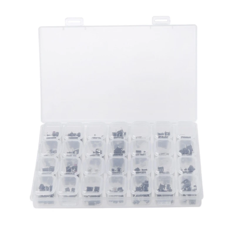 

28 Types Tactile Push Button Touch Switches Remote Keys Surface Mount Kit