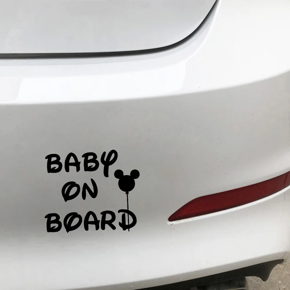 Автомобильная наклейка s Забавная детская наклейка на доске для зеркала заднего вида с боковой полосой, виниловый декор, автомобильные аксессуары, украшение