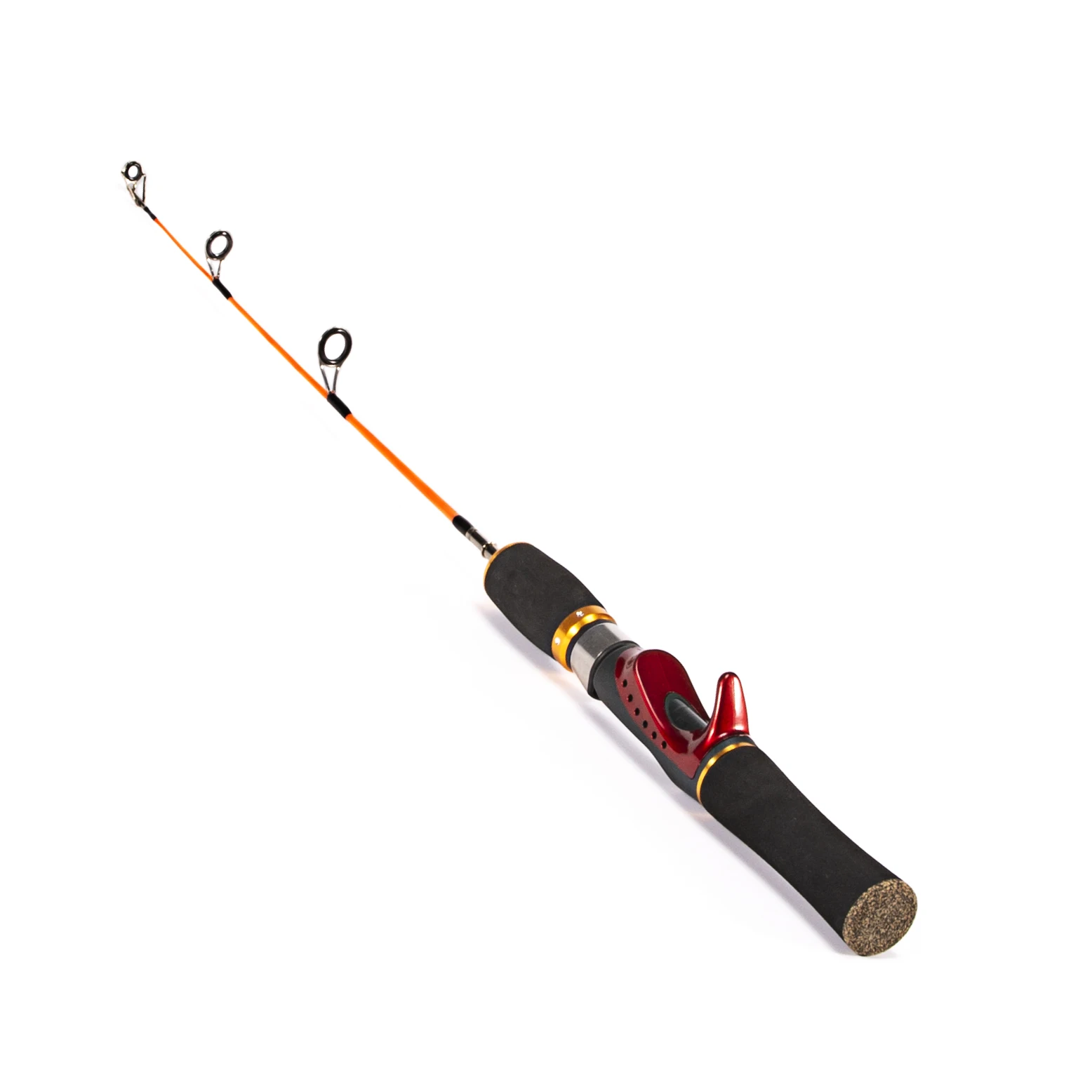 Canne da pesca invernali tascabili portatili canne da pesca sul ghiaccio mulinelli da pesca canna Combo penna esche da palo attrezzatura da Spinning Casting canna dura