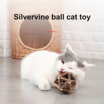 

Newest Cat Catnip Toys Snacks Sticks Cat Chewing Teeth Cleaning Toy Polygonum Ball Toy