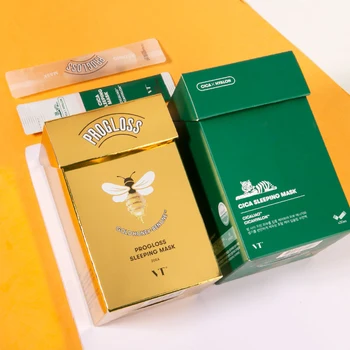 

korean skin care face mask vt cosmetics moisturizing water SLEEPING skin face mask set 10pcs, Korean mascara facial beauty mask