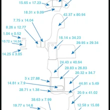 2002 Chaparral 242 плавающий шаг и коврик для кокпита лодка EVA Тиковый настил 1/" 6 мм