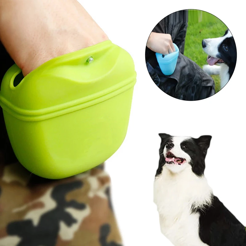 сумка для лакомств dog дрессировки силиконовая собак Портативный силиконовый