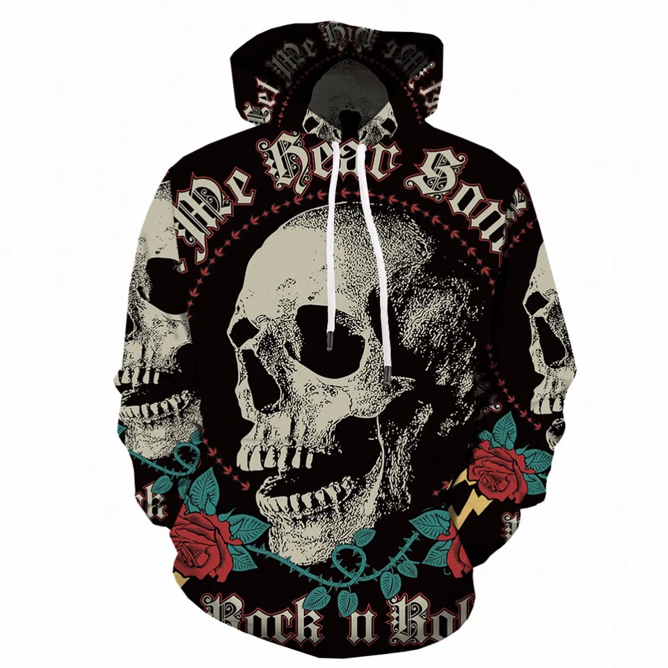 skeleton hoodie mens