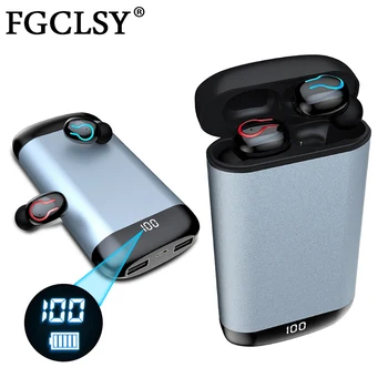 

FGCLSY Wireless bluetooth V5.0 earphone mini noise reduction HI-FI stereo sports earphone with microphone for iphone huawei