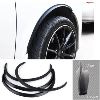 

4*universal car wheel arch fender widening wheels interior fender bars carbon fiber color for Benz BMW Ford Jeep USWS All cars