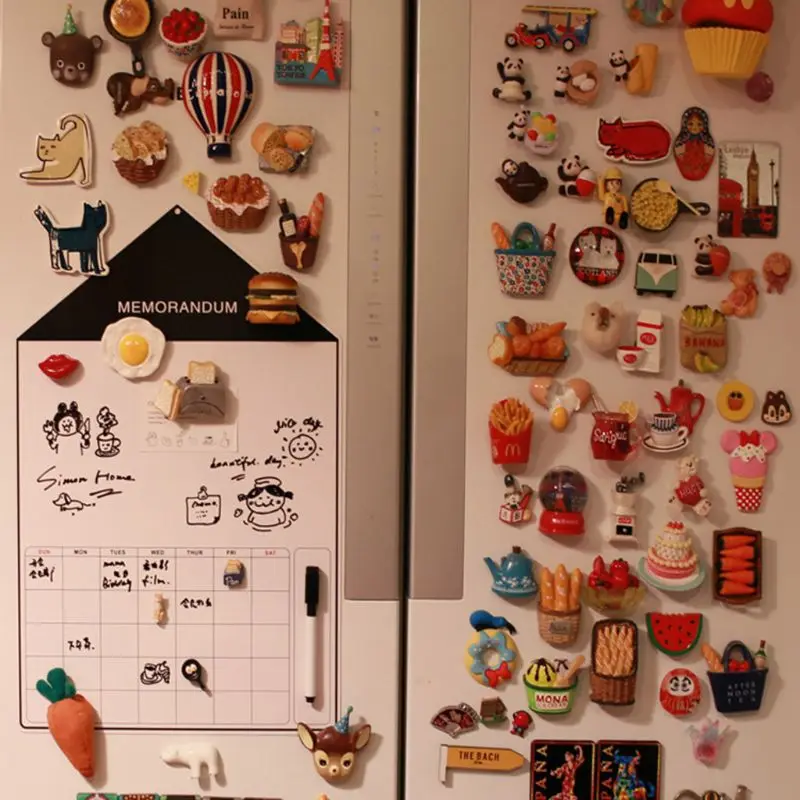 A3 Soft Magnetic Whiteboard Magnet Erase Board Drawing Refrigerator Calendar Pen