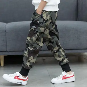 

Children Outdoor Camo Trousers Kids Pants Boys Casual Pants Kids Clothing Cotton Boys Long Trousers Children Sport Pants Spring