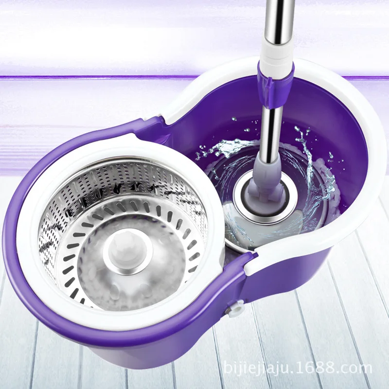 

Manufacturers Direct Selling 100% New Material Dual Drive Mop Bucket Rotating Mop Hand Pressure Automatic Mop Stainless Steel Mo