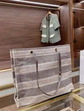 

High-end women's bags New style 2022 canvas bag Messenger bag Large capacity canvas shoulder bag Rain cloth Designer signature