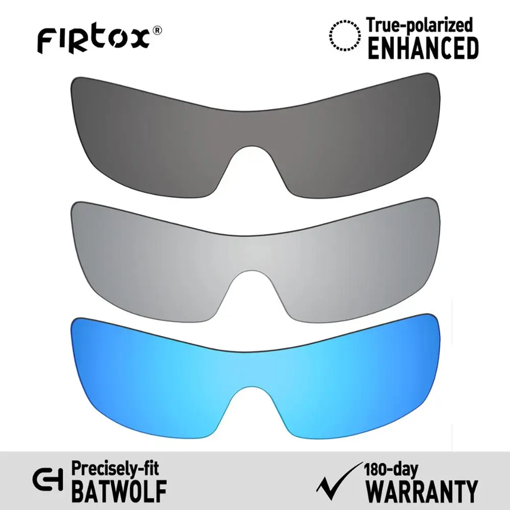 Firtox True UV400 поляризованные Сменные рассеиватели-солнцезащитные очки Oakley Batwolf OO9101