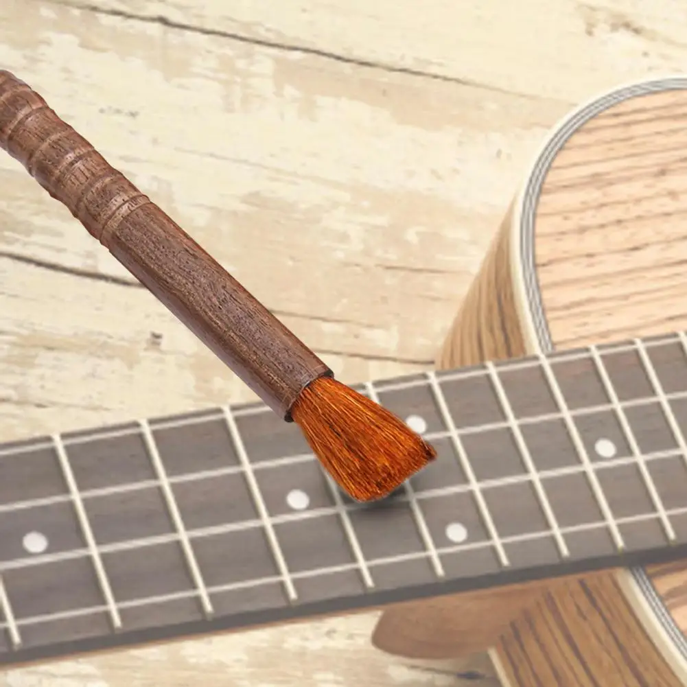 Щетка для музыкальных инструментов щетка для чистки строка щеточка для чистки из цельного дерева канифоль для удаления пыли щеточная машинка для гитары скрипки