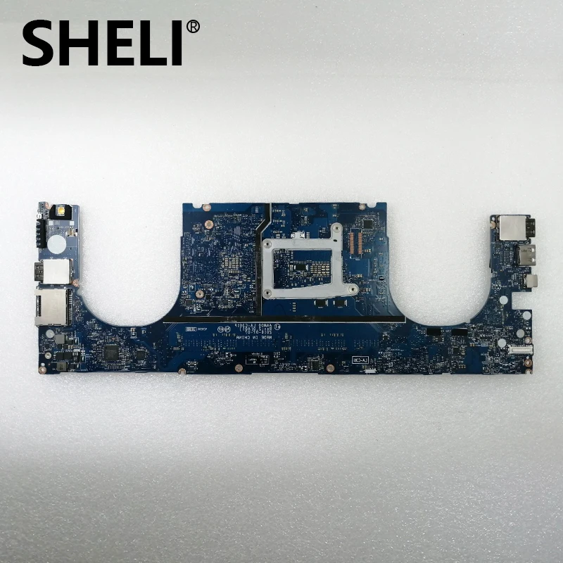 SHELI для Dell Precision 5510 Материнская плата ноутбука WVDX2 0WVDX2 CN-0WVDX2 LA-C361P с i7-6820HQ cpu& M1000M GPU тест нормально