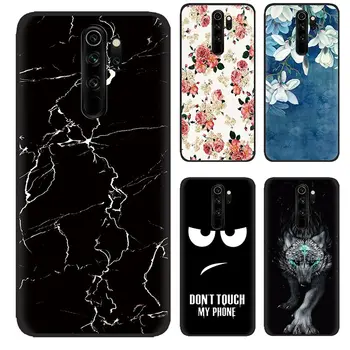 

Anti-knock Back Phone Cover For Xiaomi Redmi Note 8 Pro Colorful Phone Cover Painted TPU Silicone back Fashionable Cover Desig
