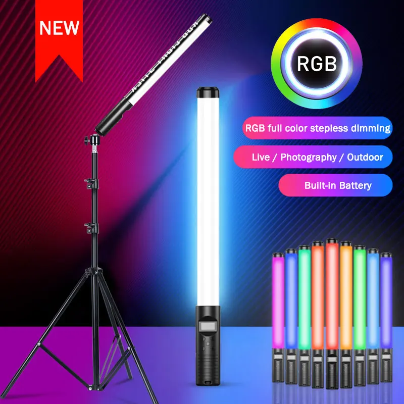 NEW RGB Light Stick LED Fill Wand Colorful LED Lamp Party Handheld
