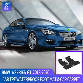 

Fit for BMW 6 Series GT Car Carpet All-Weather TPE Floor foot Mat Black Full Set Trim 2018 2019 2020