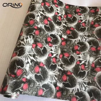 

Adhesive PVC Graffiti Skull Sticker Camouflage Sticker Bomb Vinyl Wrap Skull Film Car Motorcycle Mirror Roof Hood Decal Wrapping