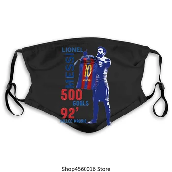

High quality brand men 2020 new Lionel Messi mask masksS casual cartoon o neck fashion printed cotton masks mask-in masks pm2.5