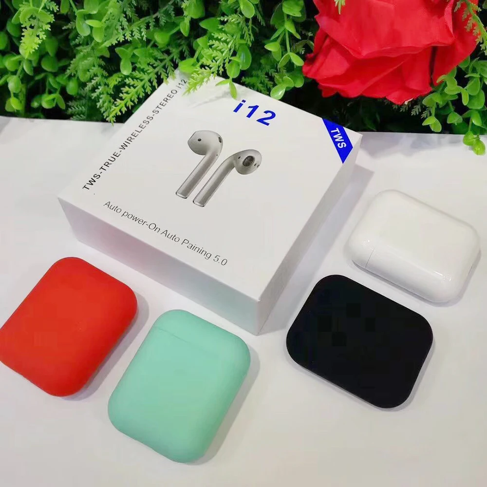 I12 Tws Bluetooth 5,0 наушники, мини беспроводные гарнитуры, настоящие беспроводные стерео наушники для Iphone Android телефонов