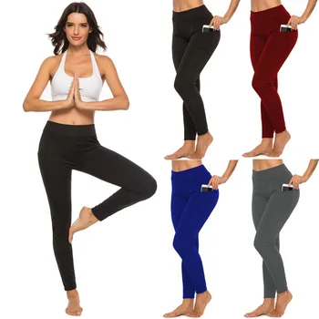 

Sexy Fitness Women Gym Leggings Push Up High Waist Pocket Workout Leggins Fashion Casual Mujer Pencil Pants Sports leggings
