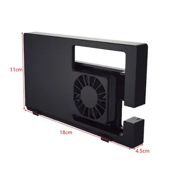 

External Cooling Fan Turbo Cooler for NS Switch Docking Station Game Console Kit