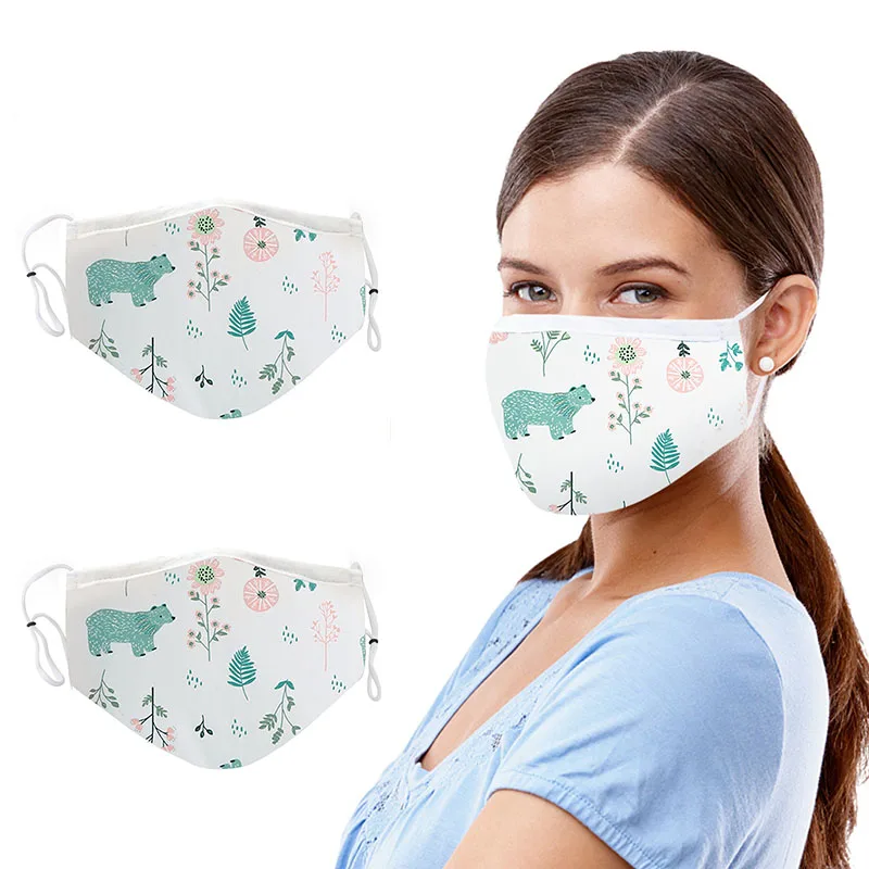 

Unisex kn95 Mask Breathable PM2.5 Mouth Mask Anti Haze DustMask Nose Filter Windproof Face Bacteria Fabric Cloth Respirator
