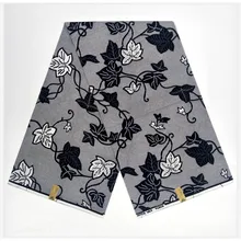 pagne высокого качества батик Вощеная африканская с принтом в ткань поплин голландский блок хлопок 6 ярдов женщина платье ткань V-L 737