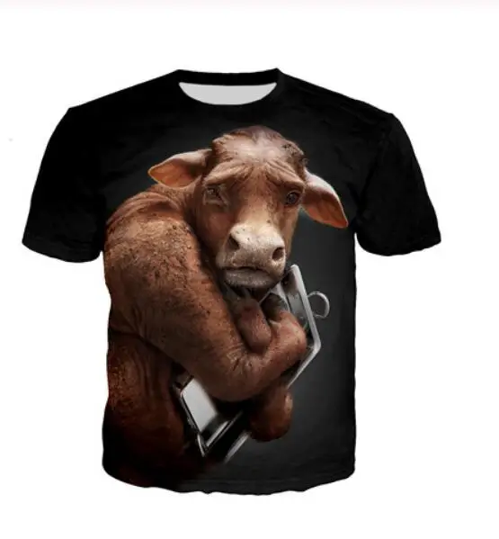 SONSPEE-New-arrive-popular-Novelty-animal-pig-dog-cow-series-t-shirt-men-women-3D-print (2)