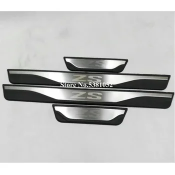 

Car Sticker For MG ZS 2017 2018 2019 Door Sill Kick Scuff Plate Protector Guard Pedal Trim For MG ZS 2017 2020 Accessories