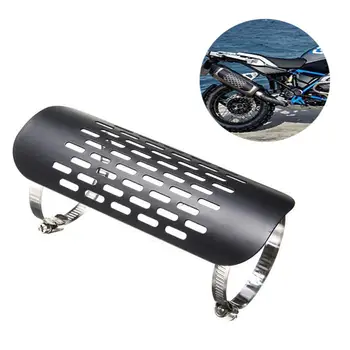 

Universal Motorcycle Exhaust Muffler Exhaust Pipe Leg Protector Heat Shield Cover Guard For Harley Chopper Cruiser