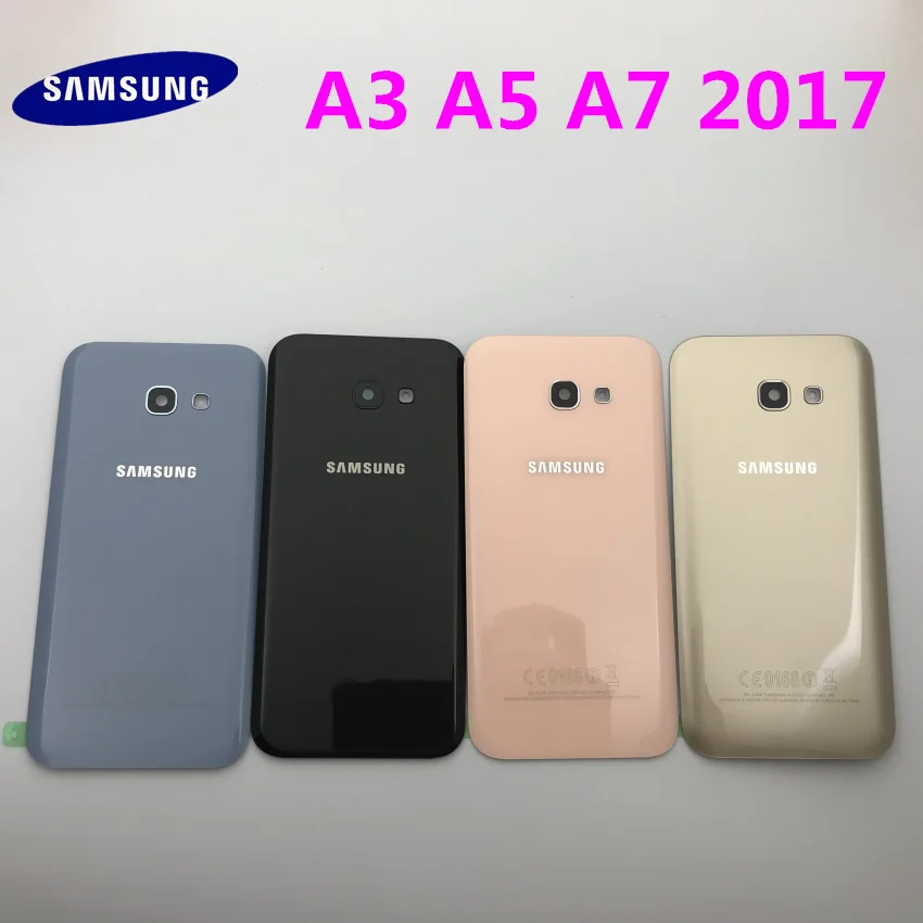 SAMSUNG Galaxy A3/A5/A7 A320 A520 A720 задняя крышка батарейного отсека задняя стеклянная крышка Корпус чехол Замена батарейного отсека+ Инструменты