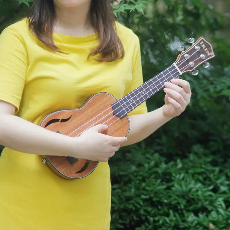 Тенор укулеле ИРИН 21 Polegada орех Мадейра 18 Traste achoustico Ukelele гитарная гитара из красного дерева гриф pescocos havaci 4 Cordas gu