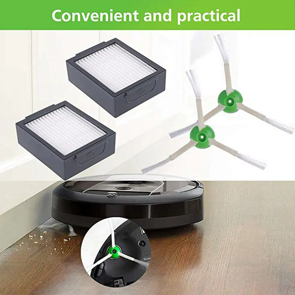 Запасные части, совместимые с iRobot Roomba i7 и i7+ гидратационные наборы, вращающиеся щетки, фитинги для подметальной машины