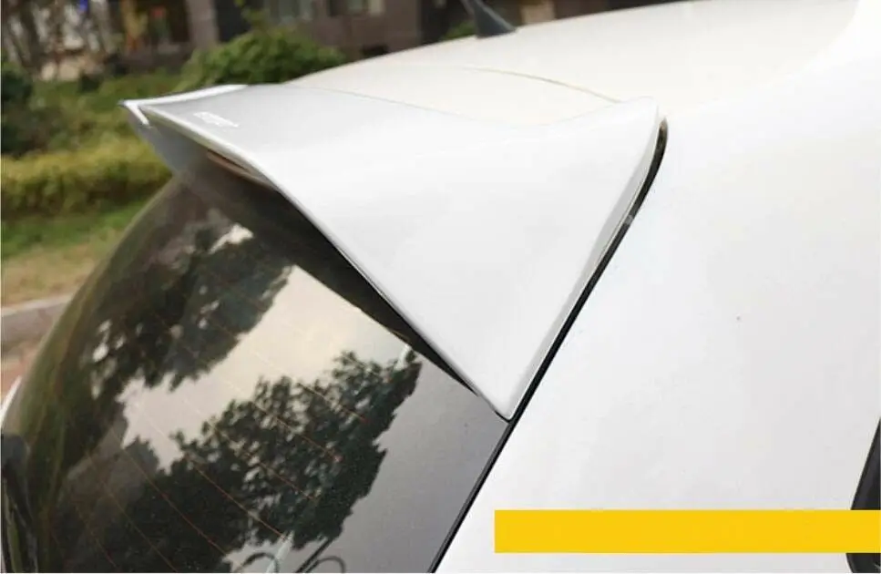 Car modification Car accessories White Rear Roof Spoiler Top Wing Lip Fit forVW POLO 2010