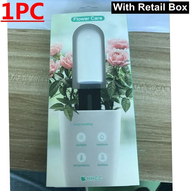 Old Package 1PC Глобальная версия, Xiaomi Mi, цветочный монитор, цифровые растения, трава, флора, датчик, уход за почвенной водой, светильник, умный тестер, Международный - Цвет: Old Package 1PC