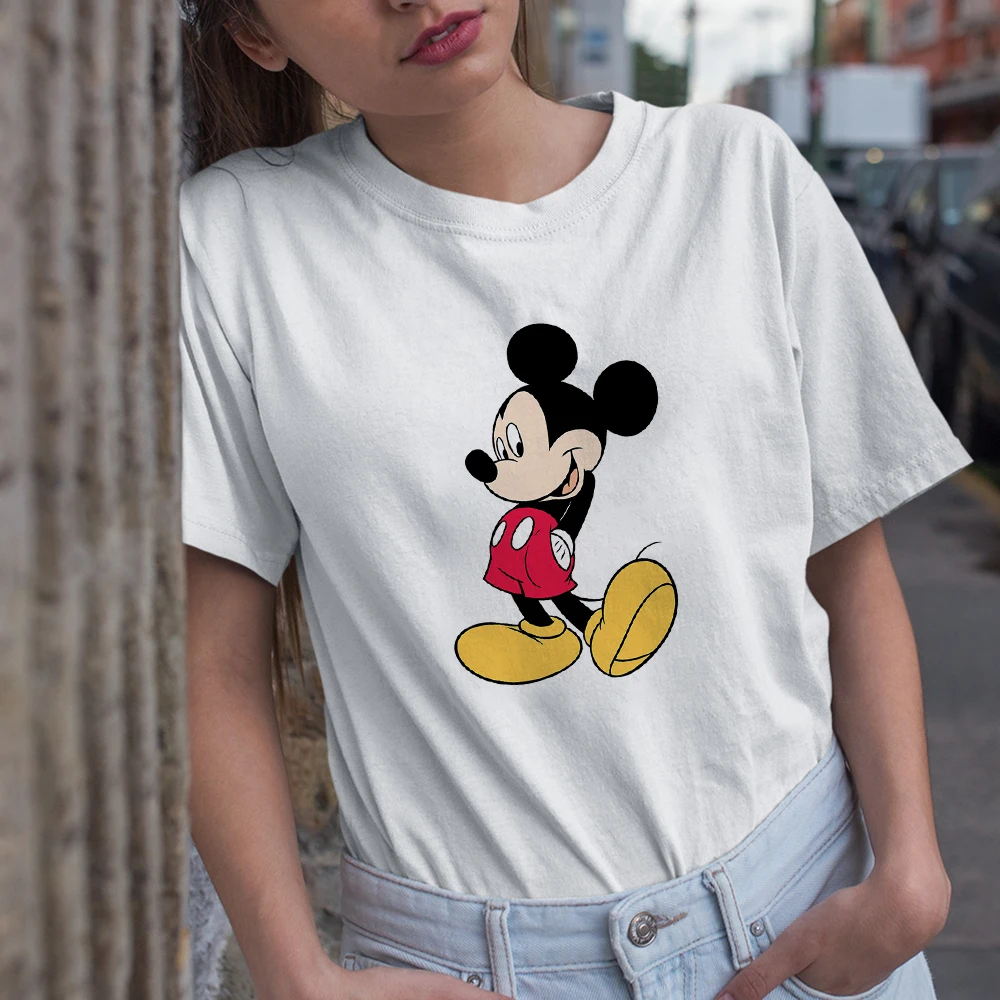 Camiseta Estampado De Mickey Mouse Para Mujer, Ropa Harajuku Para Feliz Halloween, Unisex, Envío Directo AliExpress | lupon.gov.ph