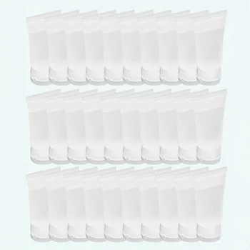 

30pcs 10ml Refillable Bottle Travel Squeeze Bottle Storage Container with Flip Cap for Shampoo Facial Cleanser Toner Hand Cream