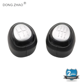 

5 / 6 Speed Shift Gear Knob Covered Real Leather For SAAB 9-3 2003 2004 2005 2006 2007 2008 2009 2010 2011 2012