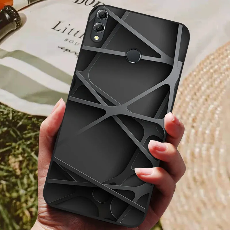 for huawei honor 8x Case honor8x Max Silicon Soft TPU Back Cover for huawei honor 8x Phone cases Protect Coque bags shell Capa neck pouch for phone Cases & Covers